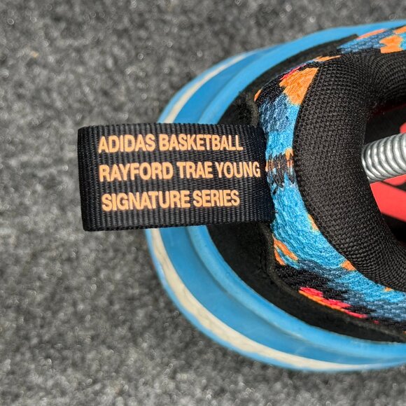 Adidas Trae Young 1 Basketball Shoes Men\'s‎ Size 12.5 Pixel Blue Orange Athletic main image 8